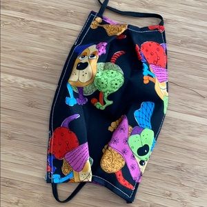 Colorful Doggies face mask